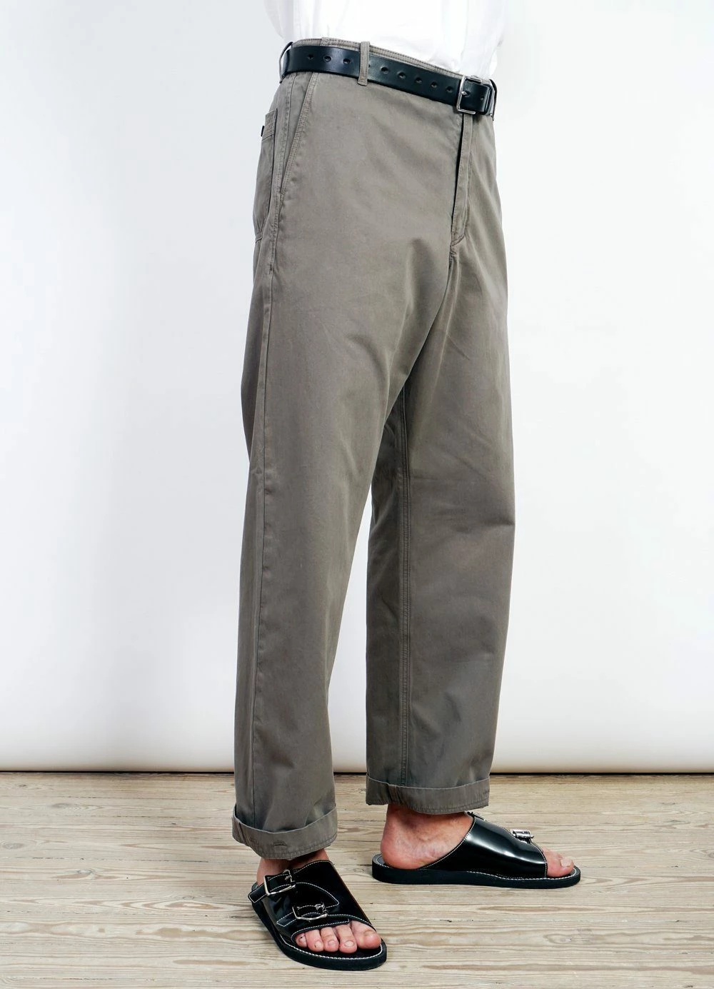 HANSEN GARMENTS TERRY | Casual Dyed Trousers| Sage 5 HANSEN GARMENTS TERRY | Casual Dyed Trousers| Sage - Image 3