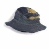 KAPITAL THE OLD MAN AND THE SEA | 12oz Denim Hat | Dark -Heschung shop the old man and the sea denim hat dark kapital 400427