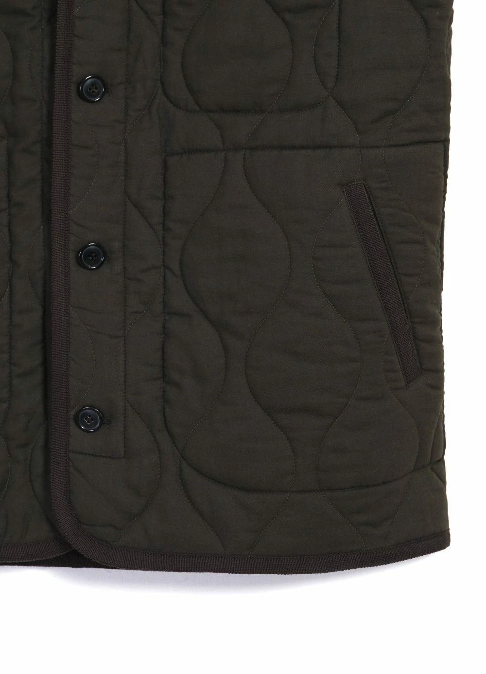 HANSEN GARMENTS TONY | Bonded Padded Vest | Dark Army 9 HANSEN GARMENTS TONY | Bonded Padded Vest | Dark Army - Image 7