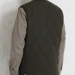 HANSEN GARMENTS TONY | Bonded Padded Vest | Dark Army 13 HANSEN GARMENTS TONY | Bonded Padded Vest | Dark Army -Heschung shop tony bonded padded vest dark army hansen garments 308660