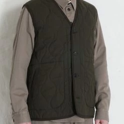 HANSEN GARMENTS TONY | Bonded Padded Vest | Dark Army 12 HANSEN GARMENTS TONY | Bonded Padded Vest | Dark Army -Heschung shop tony bonded padded vest dark army hansen garments 394758
