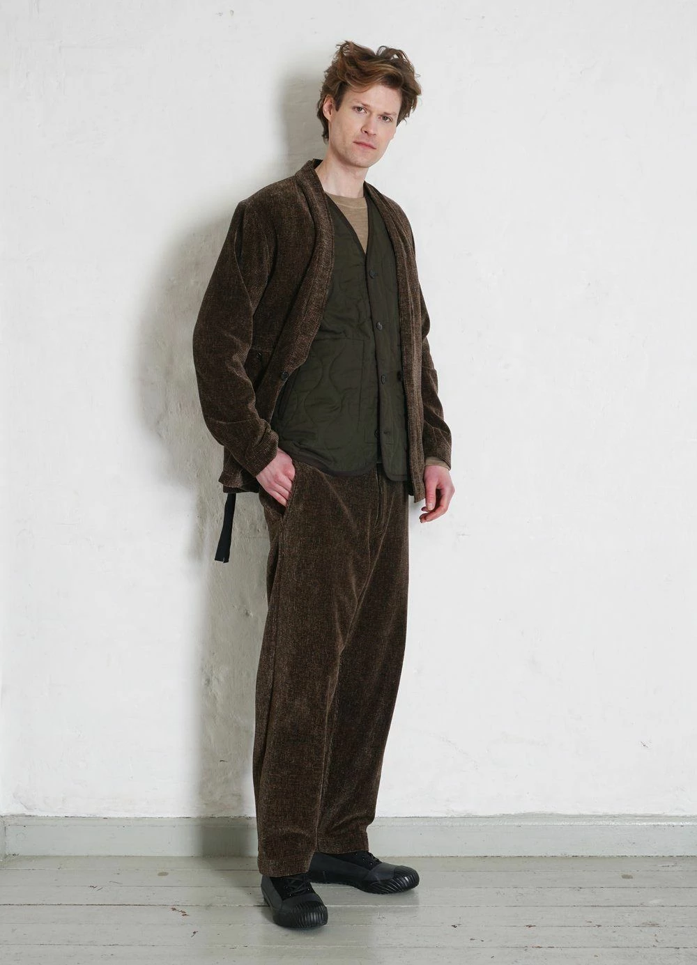 HANSEN GARMENTS TONY | Bonded Padded Vest | Dark Army 4 HANSEN GARMENTS TONY | Bonded Padded Vest | Dark Army - Image 2