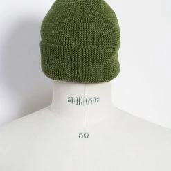 HANSEN GARMENTS TORE | Knitted Rib Beanie | Green -Heschung shop tore knitted rib beanie green hansen garments 340251