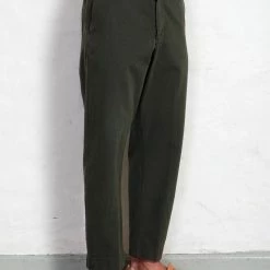 HANSEN GARMENTS TRYGVE | Wide Cut Cropped Trousers | Rosemary 10 HANSEN GARMENTS TRYGVE | Wide Cut Cropped Trousers | Rosemary -Heschung shop trousers fit 23 90 6 trygve green 1