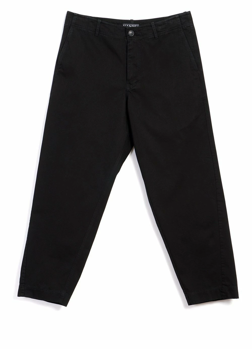 HANSEN GARMENTS TRYGVE | Wide Cut Cropped Trousers | Black 3 HANSEN GARMENTS TRYGVE | Wide Cut Cropped Trousers | Black