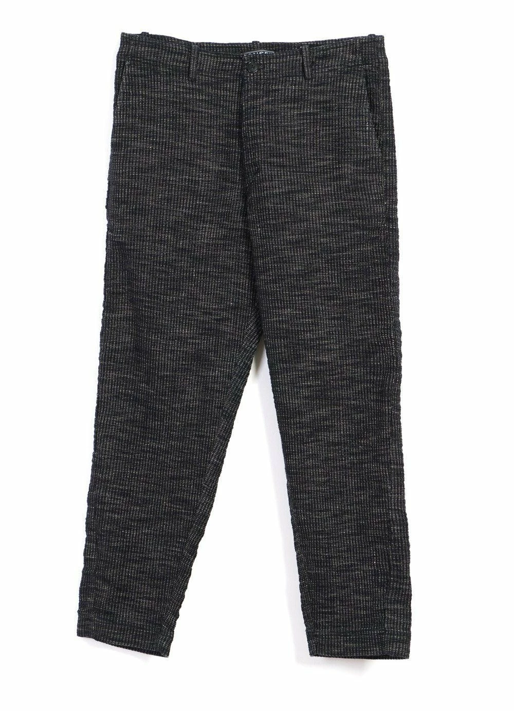 HANSEN GARMENTS TRYGVE | Wide Cut Cropped Trousers | Black Hemp 3 HANSEN GARMENTS TRYGVE | Wide Cut Cropped Trousers | Black Hemp