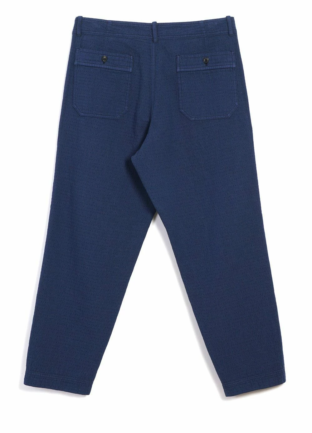 HANSEN GARMENTS TRYGVE | Wide Cut Cropped Trousers | Blue 7 HANSEN GARMENTS TRYGVE | Wide Cut Cropped Trousers | Blue - Image 5