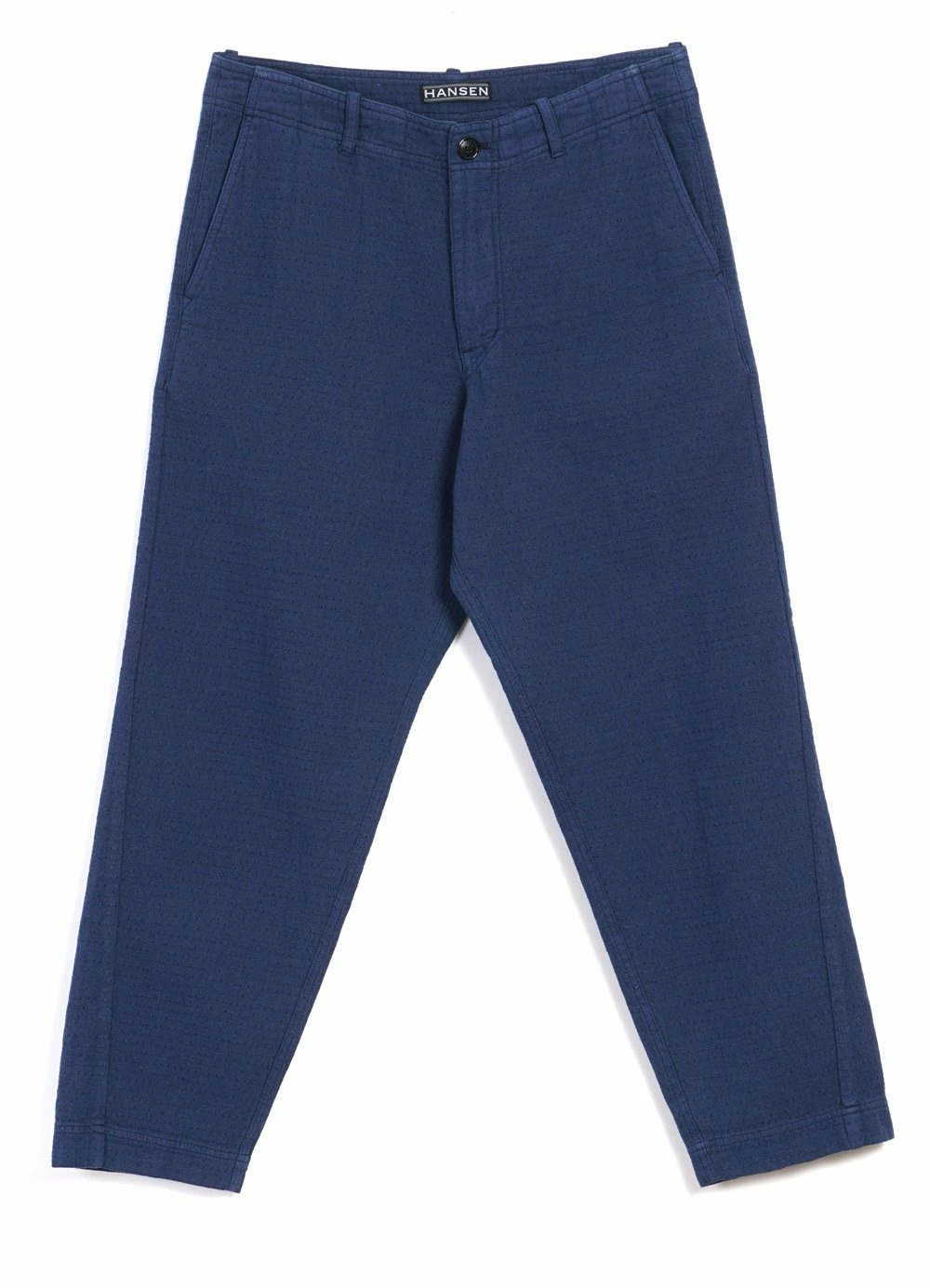 HANSEN GARMENTS TRYGVE | Wide Cut Cropped Trousers | Blue 5 HANSEN GARMENTS TRYGVE | Wide Cut Cropped Trousers | Blue - Image 3