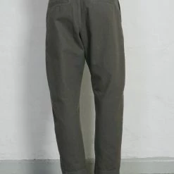 HANSEN GARMENTS TRYGVE | Wide Cut Cropped Trousers | Green Grey 10 HANSEN GARMENTS TRYGVE | Wide Cut Cropped Trousers | Green Grey -Heschung shop trygve wide cut cropped trousers green grey hansen garments 517748