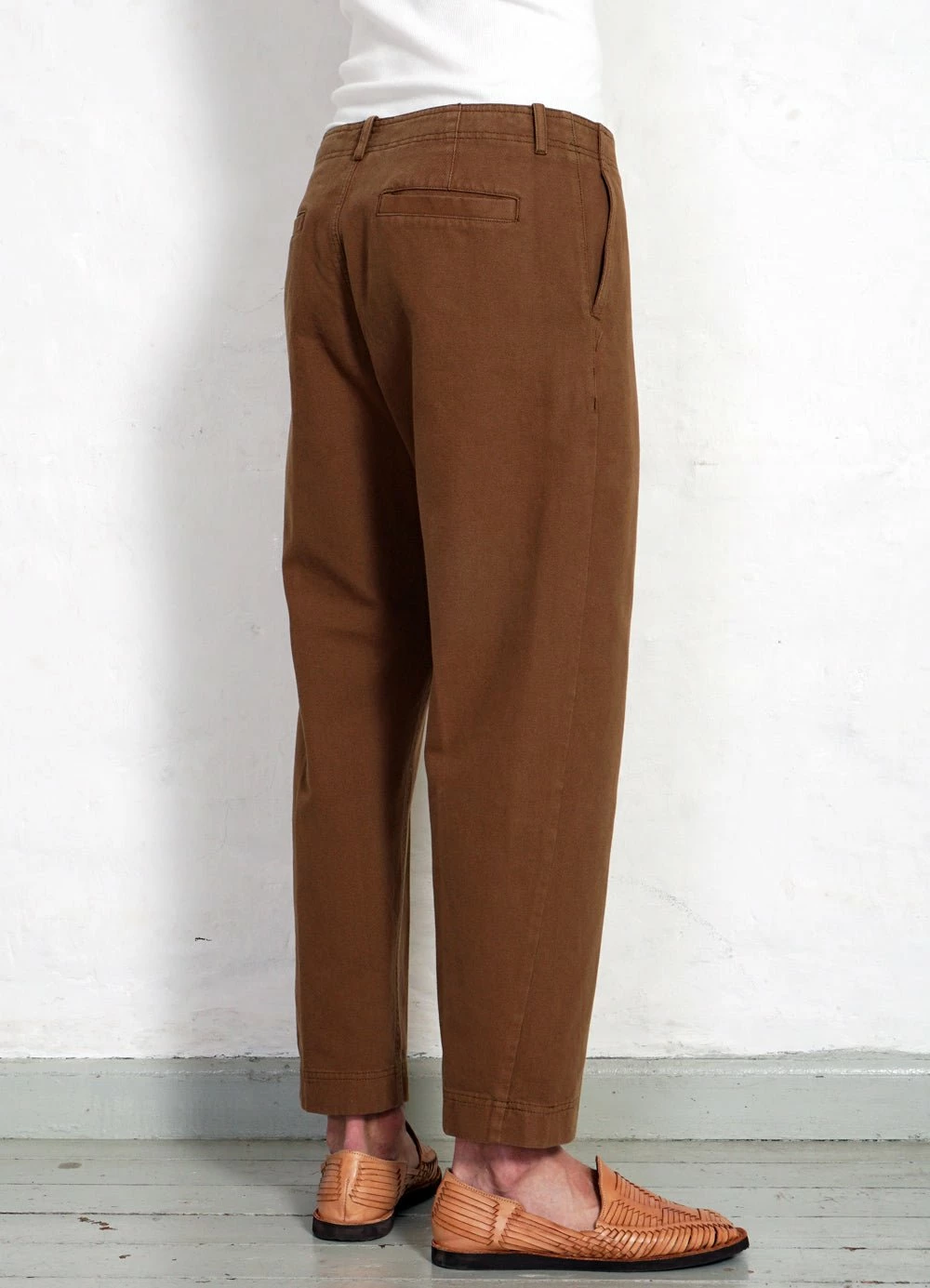HANSEN GARMENTS TRYGVE | Wide Cut Cropped Trousers | Terra 7 HANSEN GARMENTS TRYGVE | Wide Cut Cropped Trousers | Terra - Image 5