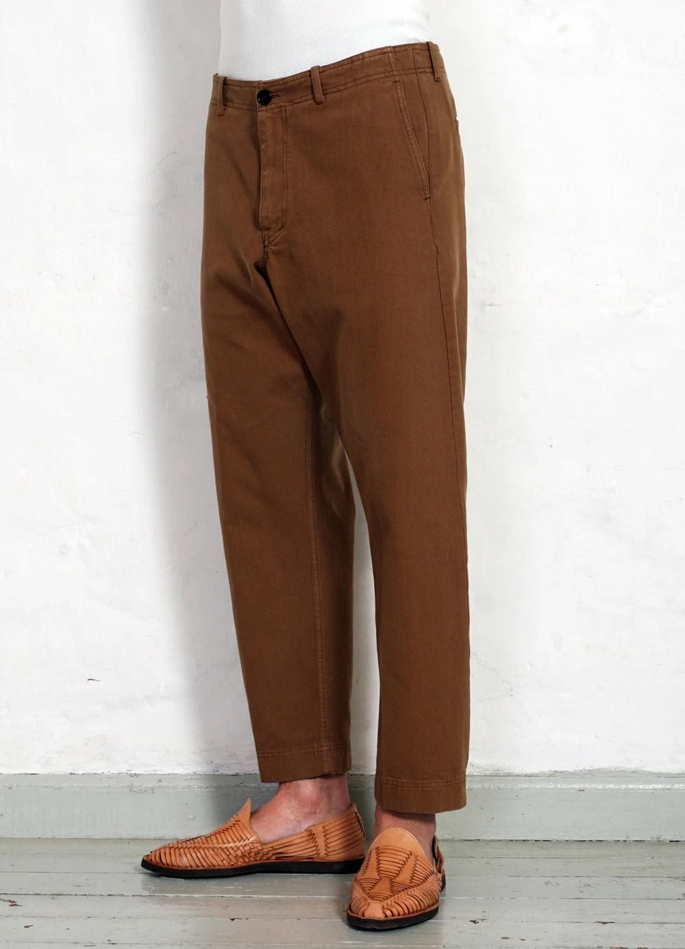 HANSEN GARMENTS TRYGVE | Wide Cut Cropped Trousers | Terra 5 HANSEN GARMENTS TRYGVE | Wide Cut Cropped Trousers | Terra - Image 3