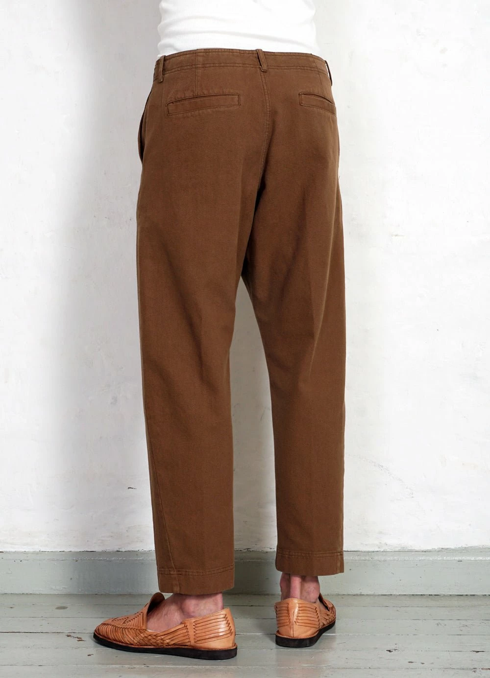 HANSEN GARMENTS TRYGVE | Wide Cut Cropped Trousers | Terra 6 HANSEN GARMENTS TRYGVE | Wide Cut Cropped Trousers | Terra - Image 4