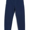 HANSEN GARMENTS TRYGVE | Wide Cut Cropped Trousers | Work Blue 1 HANSEN GARMENTS TRYGVE | Wide Cut Cropped Trousers | Work Blue -Heschung shop trygve wide cut cropped trousers work blue hansen garments 201651