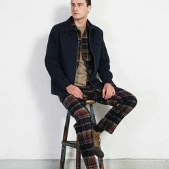HANSEN GARMENTS TYGE | Wide Cut Cropped Trousers | Multi Colour Check 19 HANSEN GARMENTS TYGE | Wide Cut Cropped Trousers | Multi Colour Check -Heschung shop tyge wide cut cropped trousers multi colour check hansen garments 574798