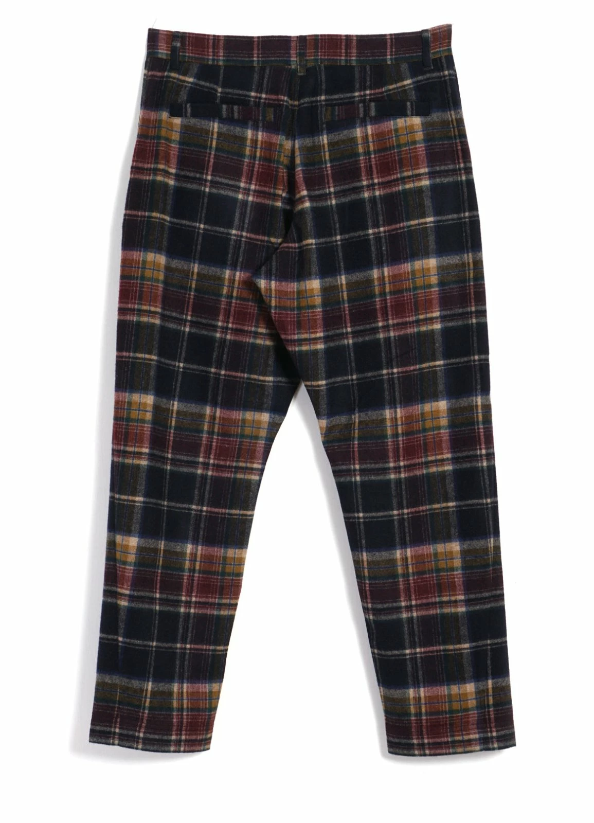 HANSEN GARMENTS TYGE | Wide Cut Cropped Trousers | Multi Colour Check 6 HANSEN GARMENTS TYGE | Wide Cut Cropped Trousers | Multi Colour Check - Image 4