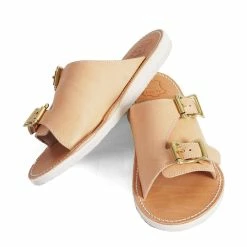 Default -Heschung shop vegetable leather sandal buckle sandal natural 225 615634