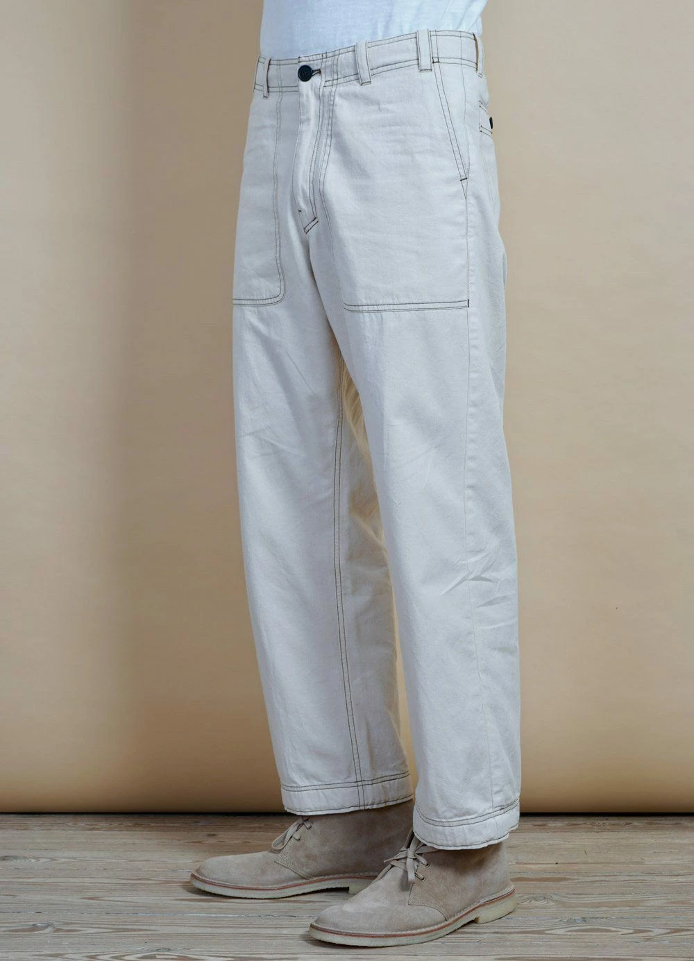 HANSEN GARMENTS VILLE | Loose Fit Trousers | Nature 5 HANSEN GARMENTS VILLE | Loose Fit Trousers | Nature - Image 3