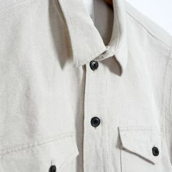 HANSEN GARMENTS VILLY | Short Sleeve Shirt | Flax Nature 17 HANSEN GARMENTS VILLY | Short Sleeve Shirt | Flax Nature -Heschung shop villy short sleeve shirt flax nature hansen garments 210461