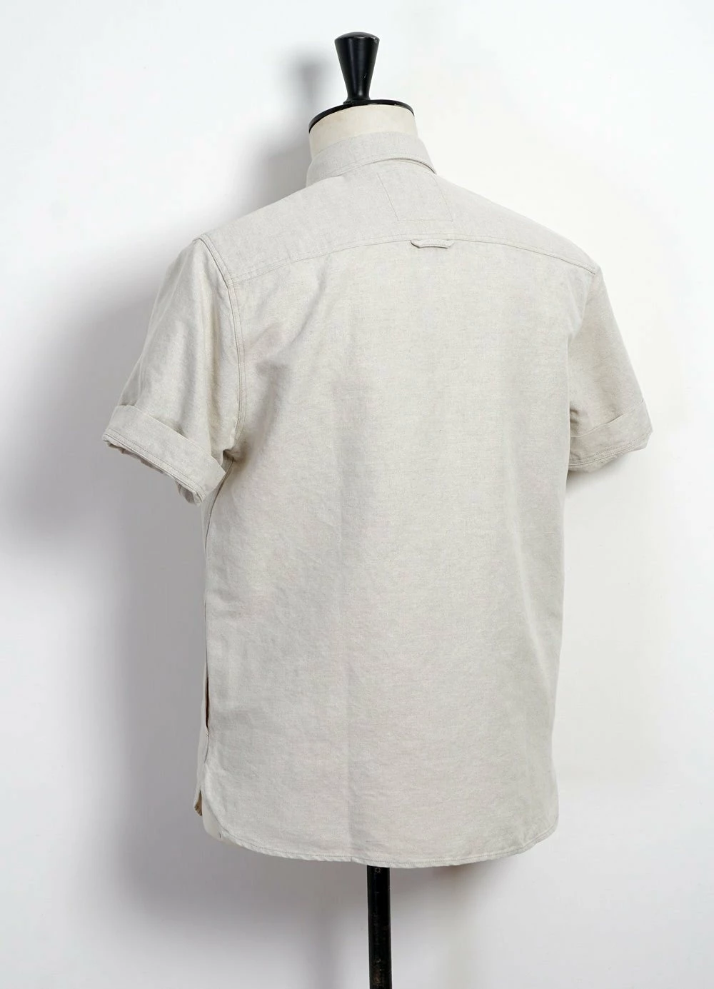 HANSEN GARMENTS VILLY | Short Sleeve Shirt | Flax Nature 8 HANSEN GARMENTS VILLY | Short Sleeve Shirt | Flax Nature - Image 6