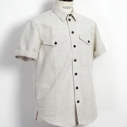 HANSEN GARMENTS VILLY | Short Sleeve Shirt | Flax Nature 14 HANSEN GARMENTS VILLY | Short Sleeve Shirt | Flax Nature -Heschung shop villy short sleeve shirt flax nature hansen garments 701564