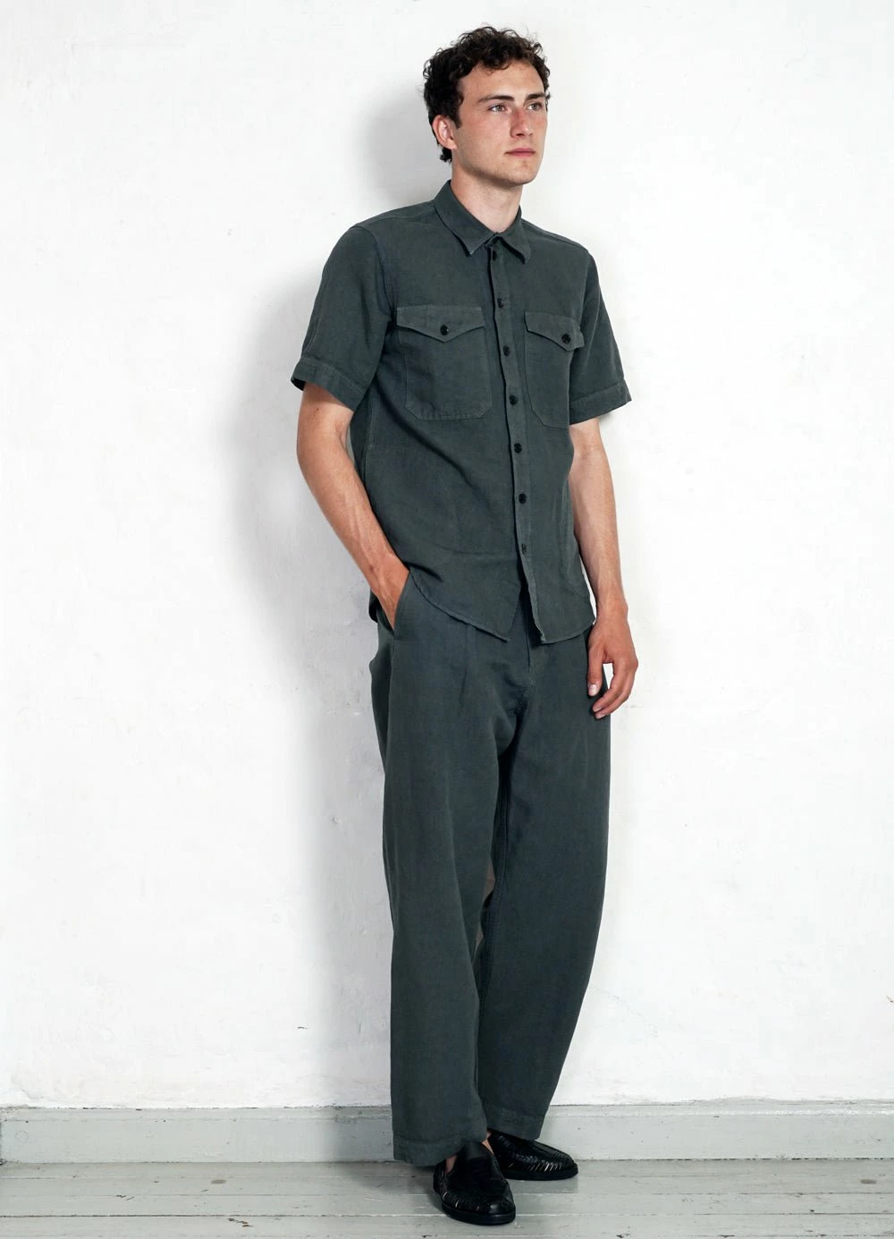 HANSEN GARMENTS VILLY | Short Sleeve Shirt | Oxidized 4 HANSEN GARMENTS VILLY | Short Sleeve Shirt | Oxidized - Image 2