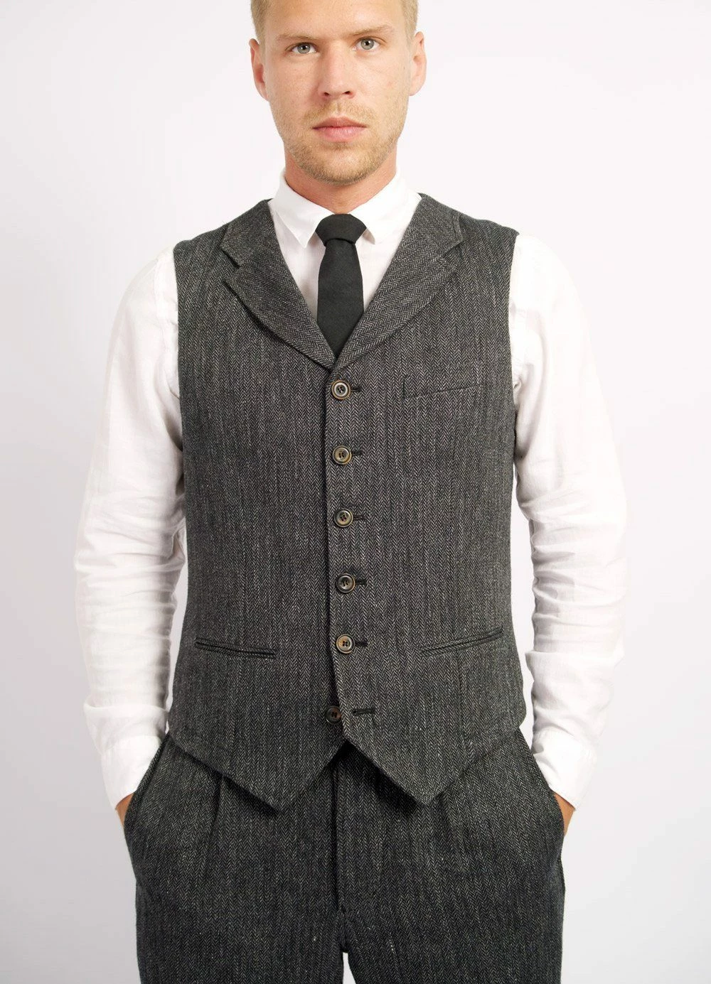HANSEN GARMENTS WILLIAM | Casual Vest | Dark Navy 4 HANSEN GARMENTS WILLIAM | Casual Vest | Dark Navy - Image 2