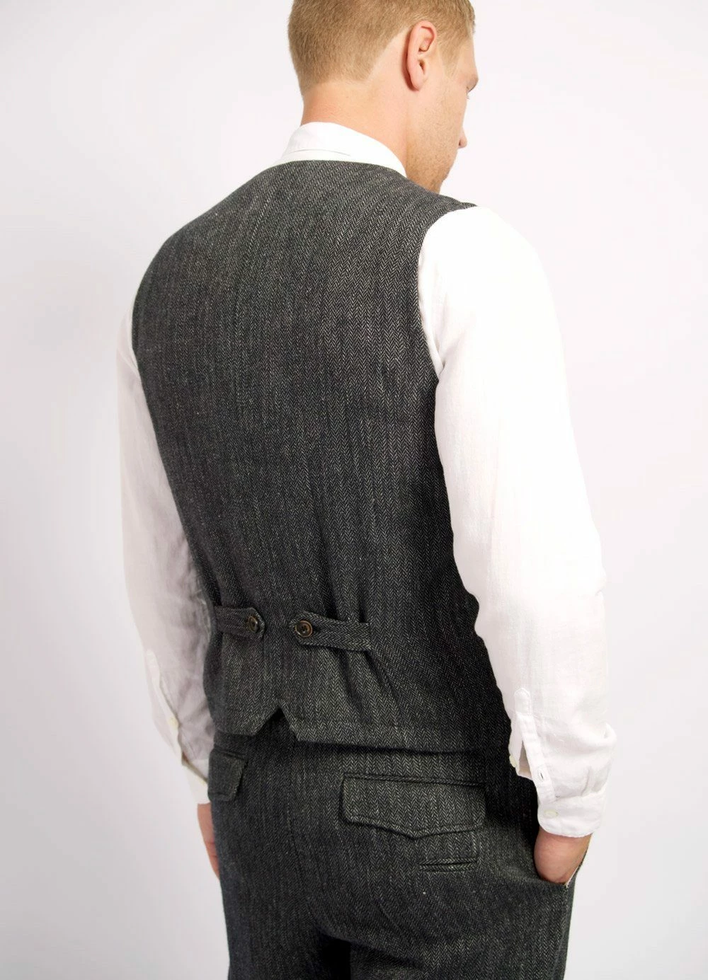 HANSEN GARMENTS WILLIAM | Casual Vest | Dark Navy 5 HANSEN GARMENTS WILLIAM | Casual Vest | Dark Navy - Image 3