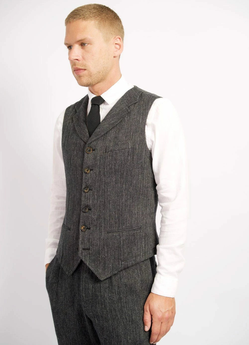 HANSEN GARMENTS WILLIAM | Casual Vest | Dark Navy 6 HANSEN GARMENTS WILLIAM | Casual Vest | Dark Navy - Image 4