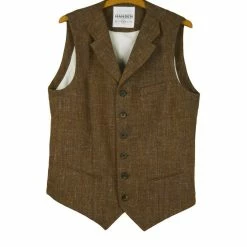 HANSEN GARMENTS WILLIAM | Classic Casual Vest | Cognac