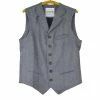 HANSEN GARMENTS WILLIAM | Classic Vest | Grey Melange -Heschung shop william classic vest grey melange 290 130268