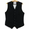 HANSEN GARMENTS WILLIAM | Lapel Waistcoat | Black 2 HANSEN GARMENTS WILLIAM | Lapel Waistcoat | Black -Heschung shop william lapel waistcoat black hansen garments 325724