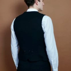 HANSEN GARMENTS WILLIAM | Lapel Waistcoat | Black 9 HANSEN GARMENTS WILLIAM | Lapel Waistcoat | Black -Heschung shop william lapel waistcoat black hansen garments 430657