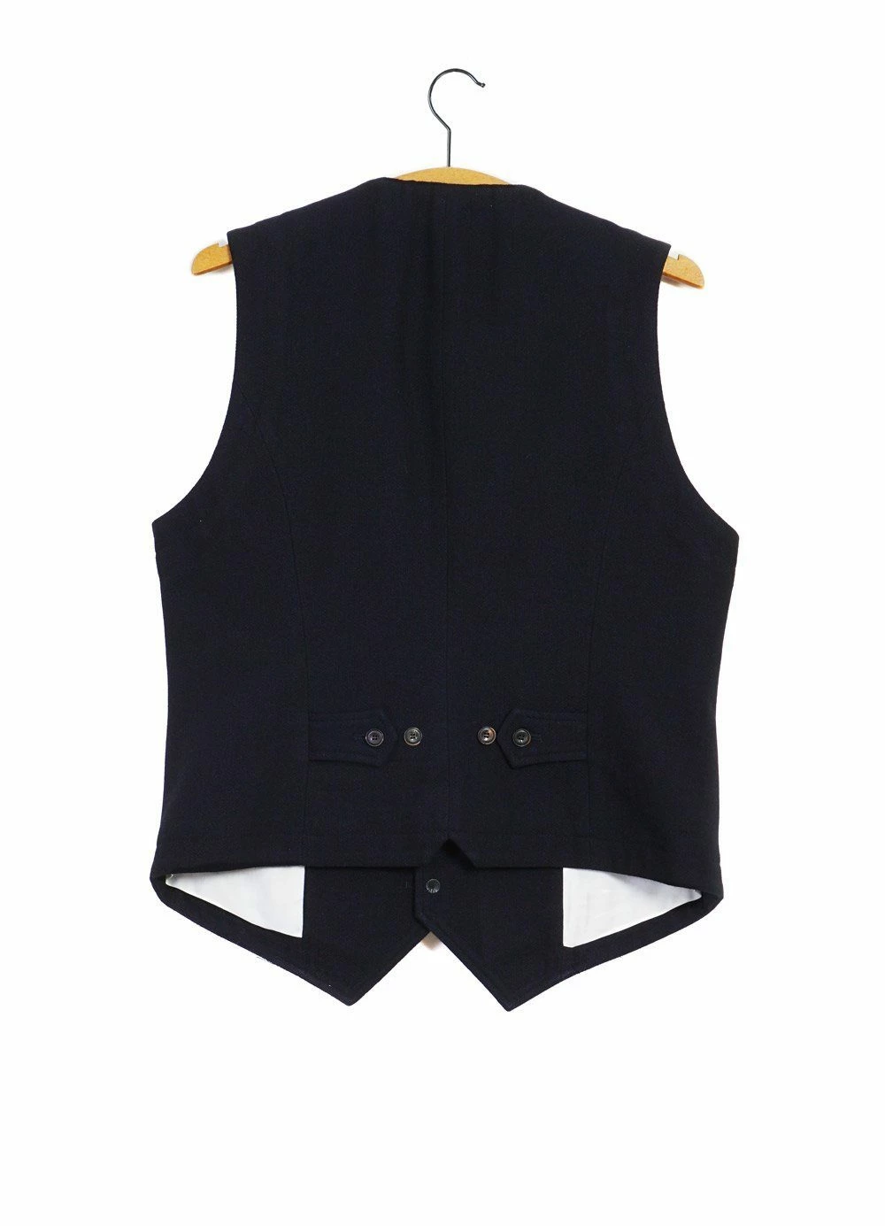 HANSEN GARMENTS WILLIAM | Lapel Waistcoat | Deep Indigo 4 HANSEN GARMENTS WILLIAM | Lapel Waistcoat | Deep Indigo - Image 2
