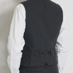 HANSEN GARMENTS WILLIAM | Lapel Waistcoat | Grey Pin 11 HANSEN GARMENTS WILLIAM | Lapel Waistcoat | Grey Pin -Heschung shop william lapel waistcoat grey pin hansen garments 301380