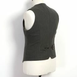 HANSEN GARMENTS WILLIAM | Lapel Waistcoat | Khaki Pin 11 HANSEN GARMENTS WILLIAM | Lapel Waistcoat | Khaki Pin -Heschung shop william lapel waistcoat khaki pin hansen garments 617496